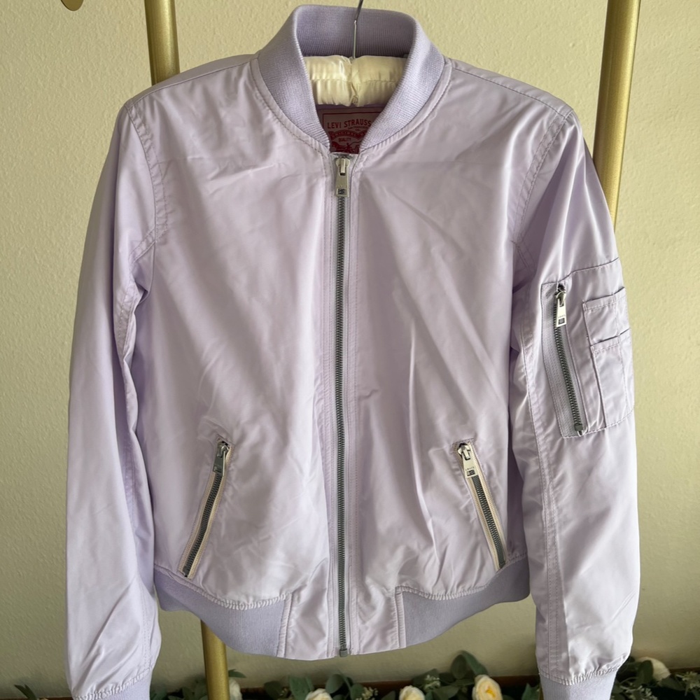 Levi's Women's Melanie Bomber Lilac XS